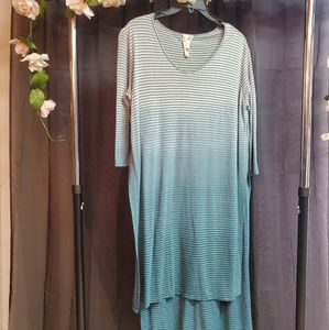 Long, tunic-type top